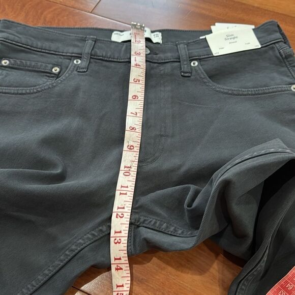 NWT Hollister Men's Dark Gray Slim Straight Stretch Jeans size 32 - Picture 10 of 11